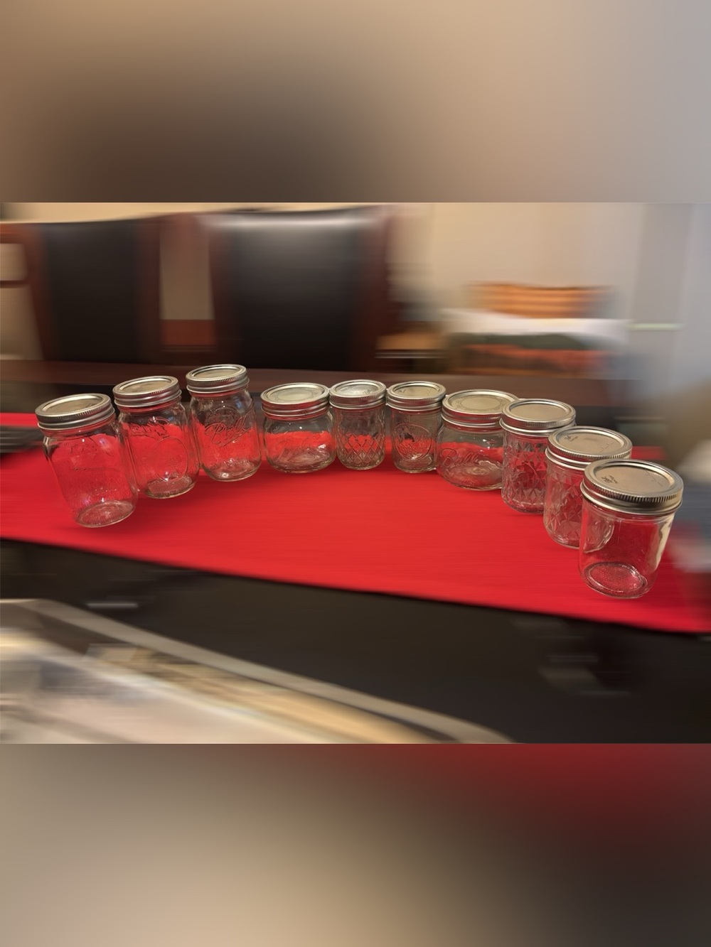 Clear Glass Food Storage Jars with Silver Metal Lids - Multipack - Picture 2 of 4